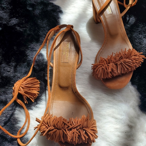 Aquazurra Shoes - Made in Italy Aquazurra💥Host Pick💥 leather sandals with low heel, seize 39